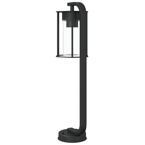 Vloerlamp voor buiten 60 cm roestvrij staal zwart 6