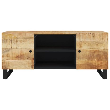 Tv-meubel 105x33x46cm massief mangohout 4