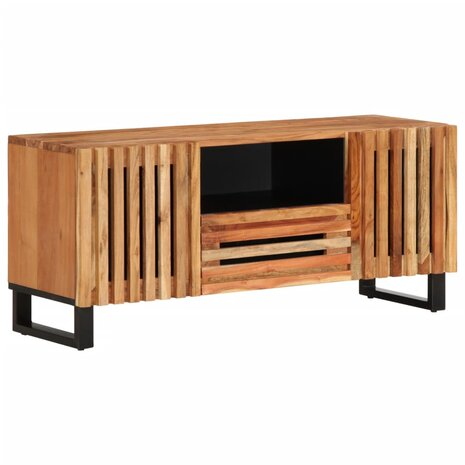 Tv-meubel 100x34x46 cm massief acaciahout 1