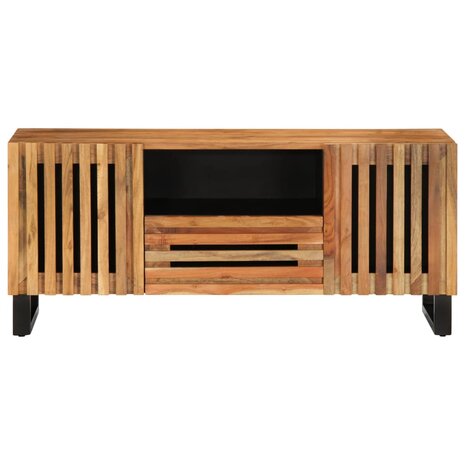 Tv-meubel 100x34x46 cm massief acaciahout 2