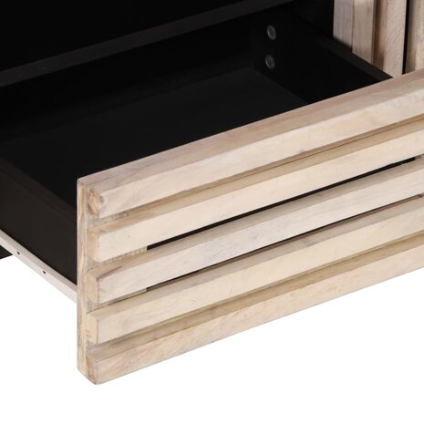 Tv-meubel 100x34x46 cm massief mangohout 8