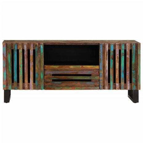 Tv-meubel 100x34x46 cm massief acaciahout 2