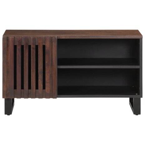 Tv-meubel 80x34x46 cm massief mangohout bruin 2