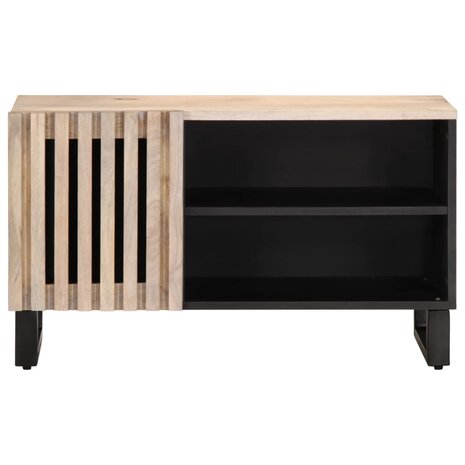 Tv-meubel 80x34x46 cm massief mangohout 2