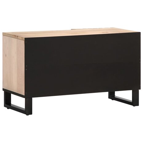 Tv-meubel 80x34x46 cm massief mangohout 4