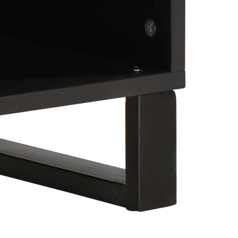 Tv-meubel 80x34x46 cm massief mangohout 8