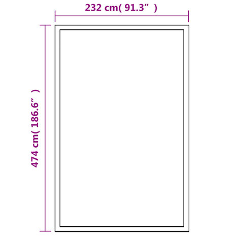 Tuinkas 23,44 m³ 481x250x195 cm aluminium 11