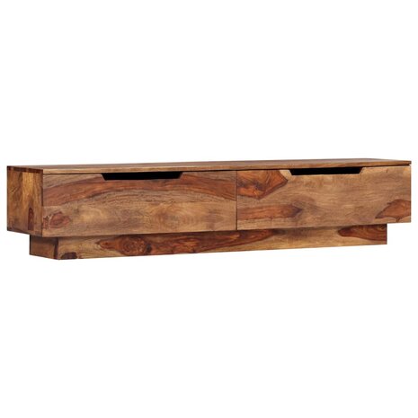 Tv-meubel 145x30x30 cm massief hout 1