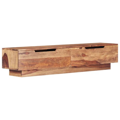 Tv-meubel 145x30x30 cm massief hout 8