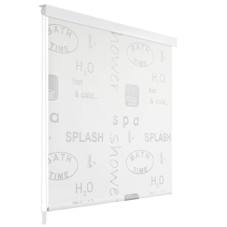 Rolgordijn voor douche 100x240 cm splash 1