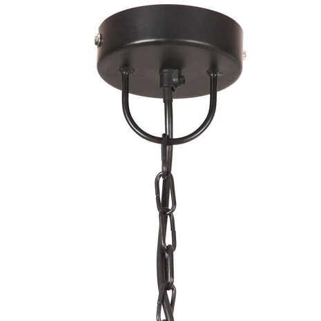 Hanglamp industrieel rond 25 W E27 30 cm zwart 7