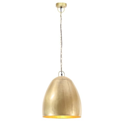 Hanglamp industrieel rond 25 W E27 42 cm messingkleurig 3