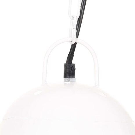 Hanglamp industrieel rond 25 W E27 32 cm wit 7