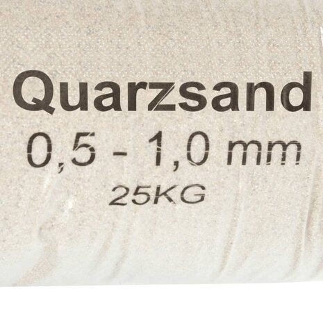 Filterzand 25 kg 0,5-1,0 mm 5