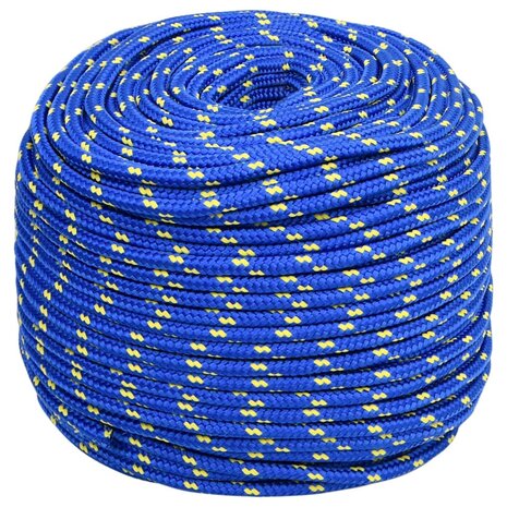 Boottouw 8 mm 25 m polypropyleen blauw 2