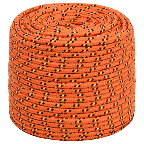 Boottouw 8 mm 25 m polypropyleen oranje 2