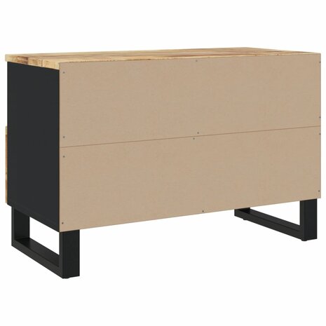 Tv-meubel 70x33x46 cm massief mangohout 5