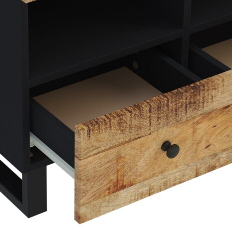 Tv-meubel 70x33x46 cm massief mangohout 7