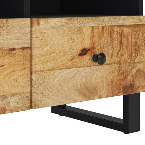 Tv-meubel 70x33x46 cm massief mangohout 8