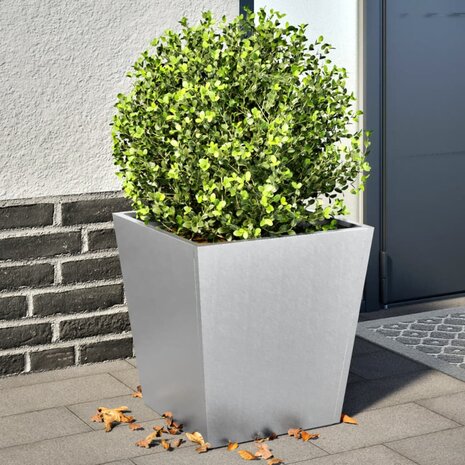 Plantenbakken 2 st 40x40x40 cm gegalvaniseerd staal 1