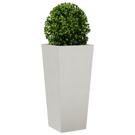 Plantenbakken 2 st 35x35x75 cm roestvrij staal 4