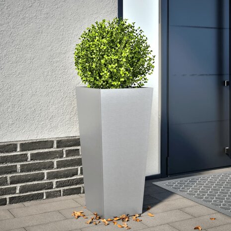 Plantenbak 35x35x75 cm gegalvaniseerd staal 1