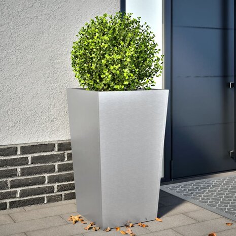 Plantenbak 45x45x75 cm gegalvaniseerd staal 1