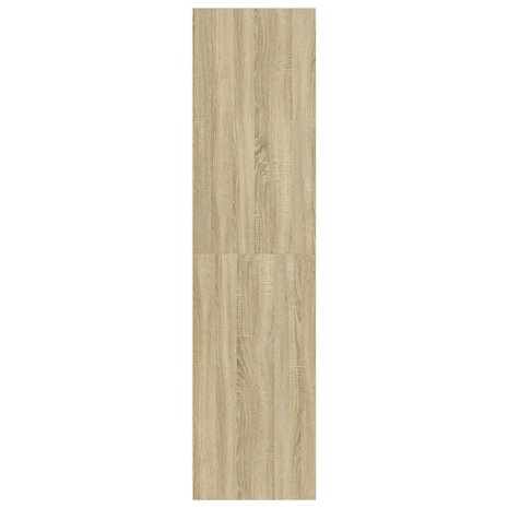 Kledingkast 30x50x200 cm bewerkt hout sonoma eikenkleurig 6