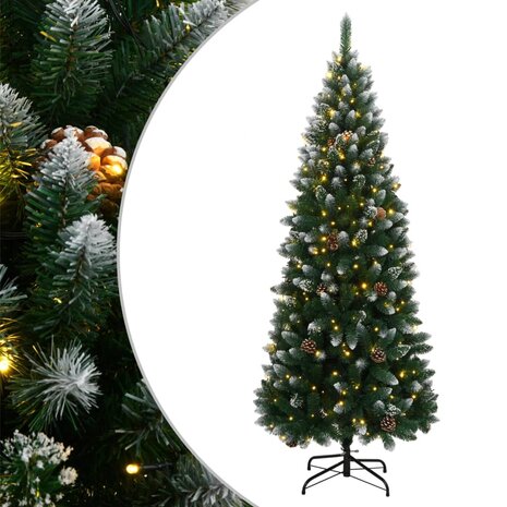 Kunstkerstboom met 300 LED&apos;s 210 cm 1