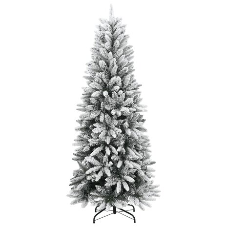 Kunstkerstboom met 150 LED&apos;s en sneeuw 120 cm 3