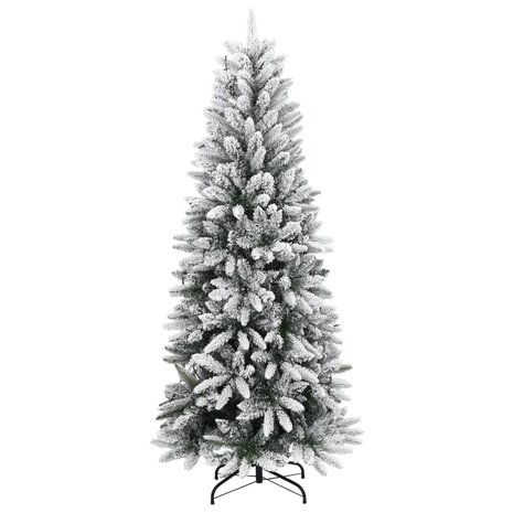 Kunstkerstboom met 300 LED&apos;s en sneeuw 180 cm 3