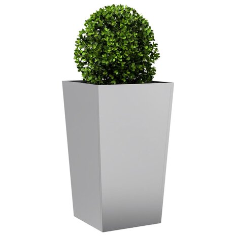 Plantenbakken 2 st 45x45x75 cm gegalvaniseerd staal 4