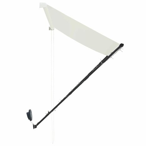 Luifel uittrekbaar met LED 250x150 cm crème 6