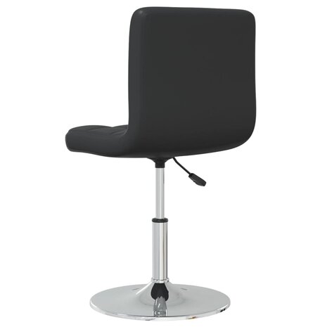 Eetkamerstoelen 6 st kunstleer zwart 5