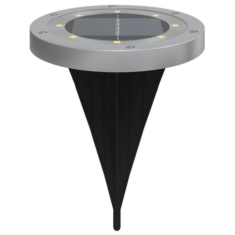 Grondlampen 12 st solar met grondpennen warmwit 5