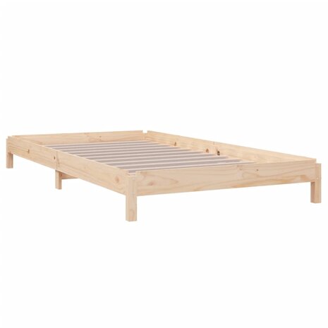 Bed stapelbaar 90x200 cm massief grenenhout 7