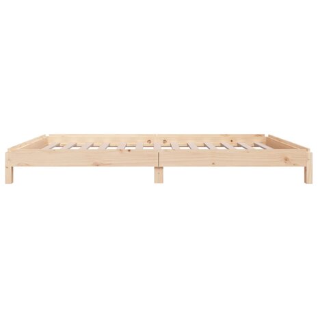 Bed stapelbaar 75x190 cm massief grenenhout 9