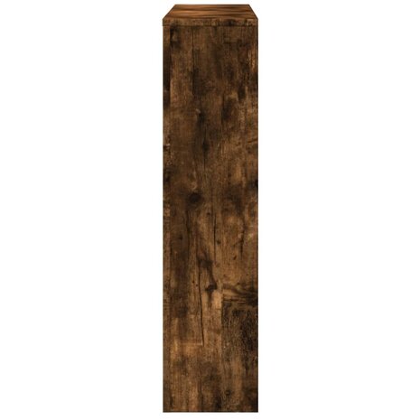 Radiatorombouw 149x20x82 cm bewerkt hout gerookt eikenkleurig 4