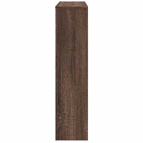 Radiatorombouw 149x20x82 cm bewerkt hout bruin eikenkleurig 4