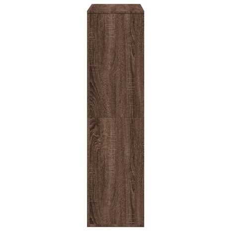 Kamerscherm 100x33x125,5 cm bewerkt hout bruin eikenkleurig 5