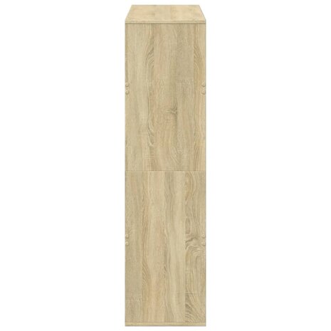 kamerscherm 100x33x125,5 cm bewerkt hout sonoma eikenkleurig 5