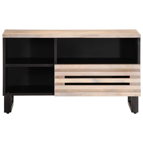 Tv-meubel 80x34x46 cm massief mangohout 2