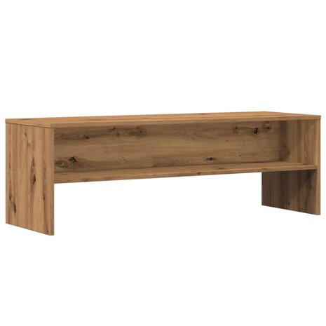 Tv-meubel 120x40x40 cm bewerkt hout artisanaal eikenkleurig 2