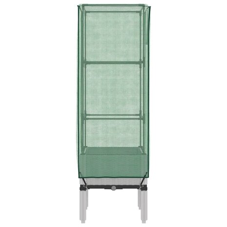 Plantenbak verhoogd met kashoes 40x40x140 cm rattanlook 5