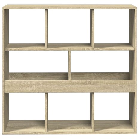 Kamerscherm 100x33x94,5 cm bewerkt hout sonoma eikenkleurig 4