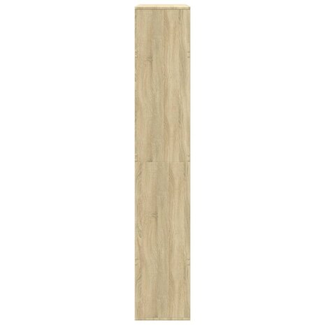 Kamerscherm 100x33x187,5 cm bewerkt hout sonoma eikenkleurig 5