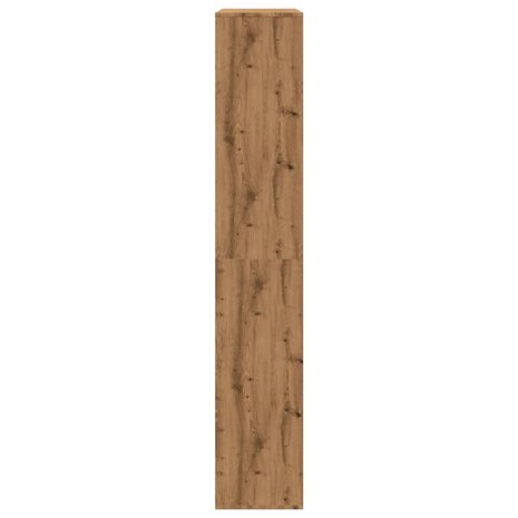 Kamerscherm 100x33x187,5 cm bewerkt hout artisanaal eikenkleur 5