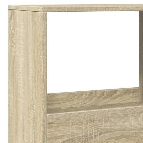 kamerscherm 100x33x155,5 cm bewerkt hout sonoma eikenkleurig 7