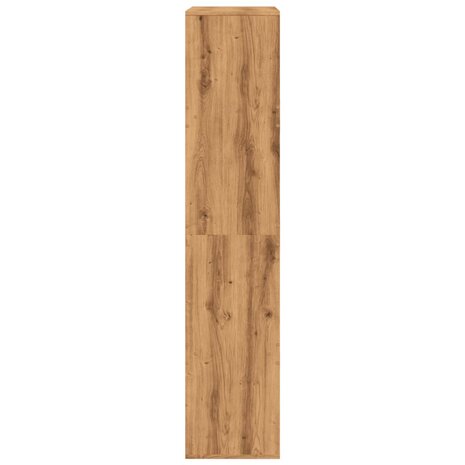 Kamerscherm 100x33x155,5 cm bewerkt hout artisanaal eikenkleur 5