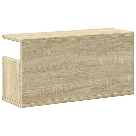 Wandkast 60x20x30 cm bewerkt hout sonoma eikenkleurig 6